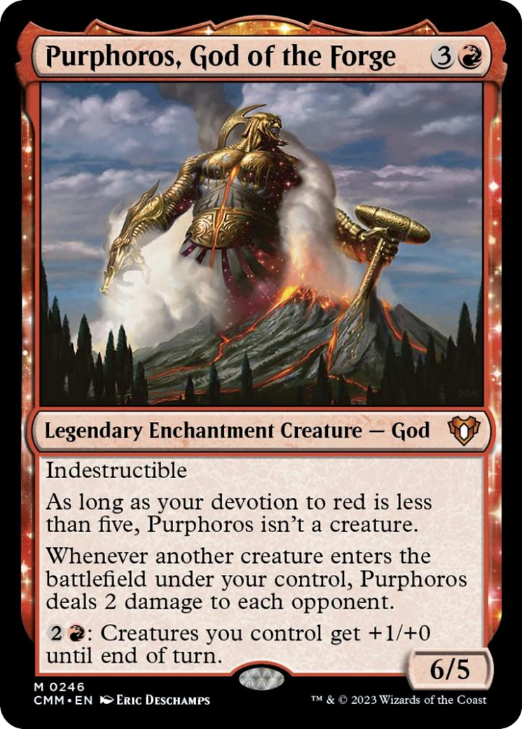 Purphoros, God of the Forge [Commander Masters] | Game Grid - Logan