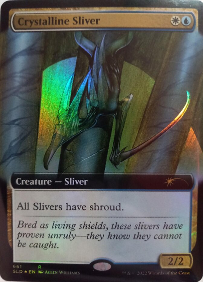 Crystalline Sliver (Extended Art) [Secret Lair Drop Promos] | Game Grid - Logan