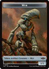 Snake // Myr Double-Sided Token [Tarkir: Dragonstorm Commander Tokens] | Game Grid - Logan