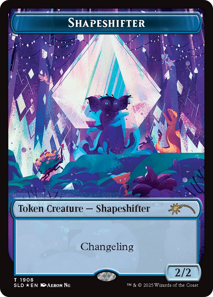 Shapeshifter Token (1908) (Double Rainbow Foil) [Secret Lair Drop Series] | Game Grid - Logan