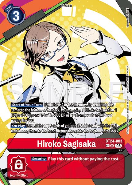 Hiroko Sagisaka [BT24-083] (SP) [Time Stranger] | Game Grid - Logan