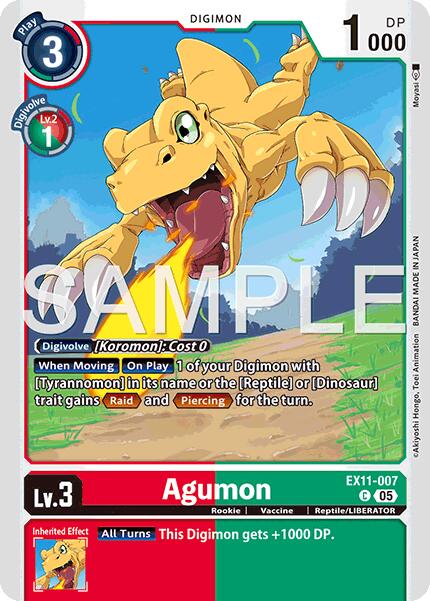 Agumon [EX11-007] [Dawn of Liberator] | Game Grid - Logan