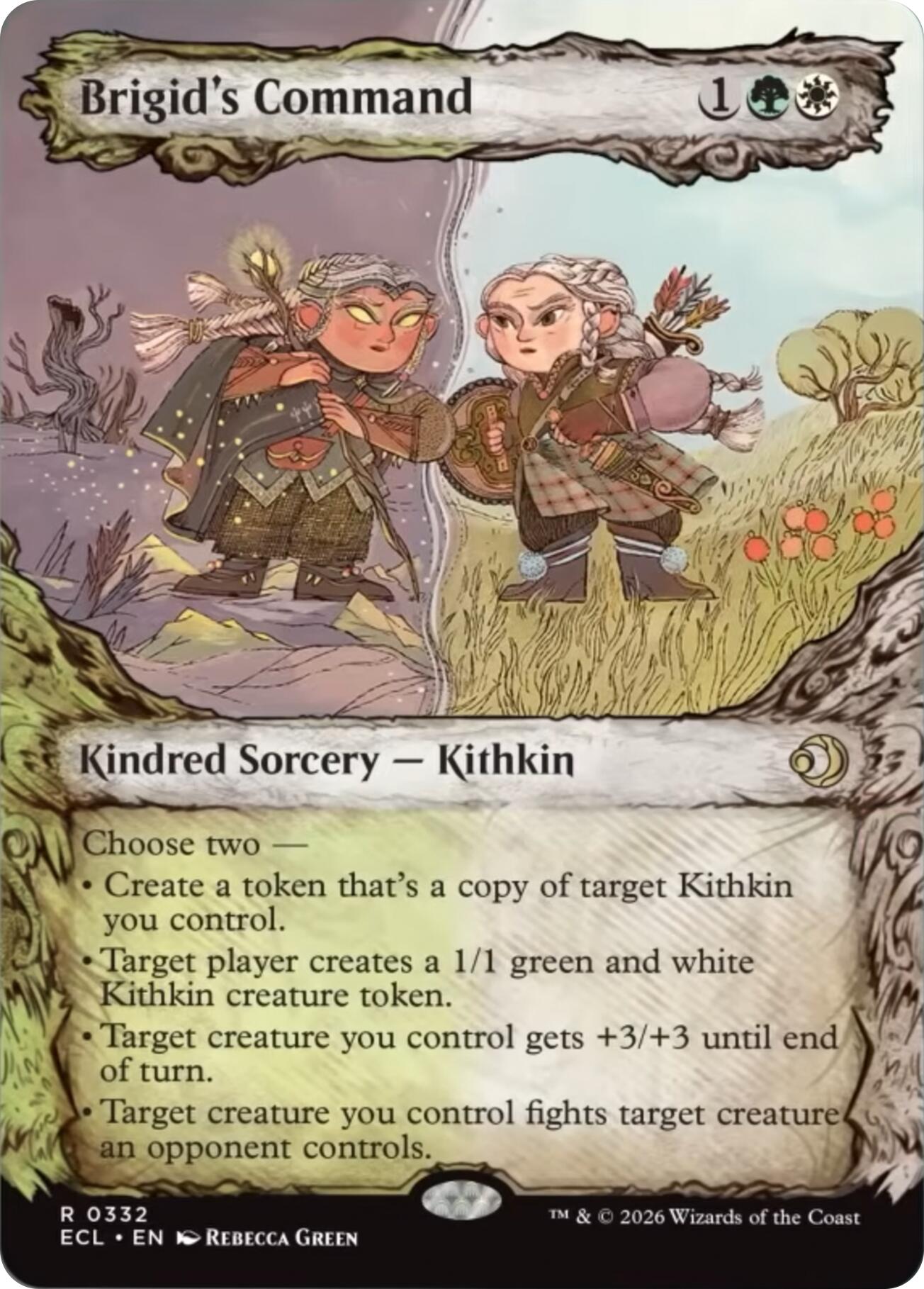 Brigid's Command (Showcase) [Lorwyn Eclipsed] | Game Grid - Logan