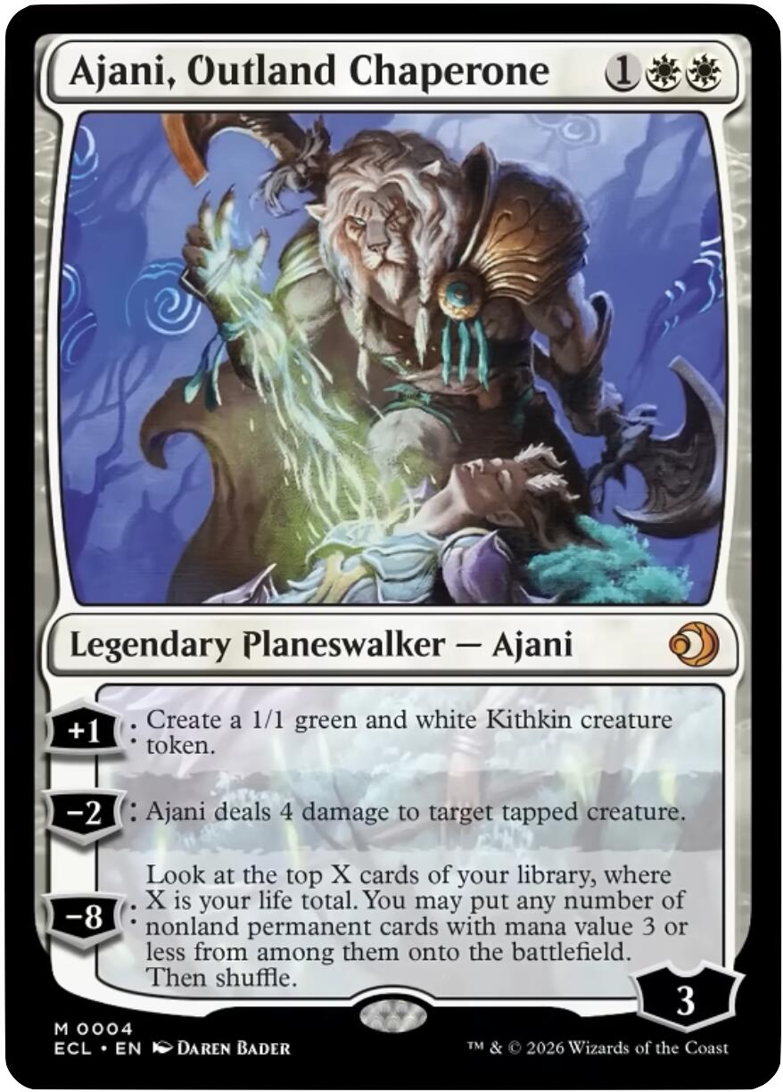 Ajani, Outland Chaperone [Lorwyn Eclipsed] | Game Grid - Logan