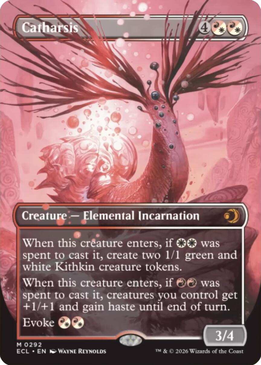 Catharsis (Borderless) [Lorwyn Eclipsed] | Game Grid - Logan