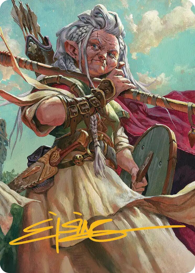 Brigid, Clachan's Heart Art Card (Gold-Stamped Signature) [Lorwyn Eclipsed Art Series] | Game Grid - Logan