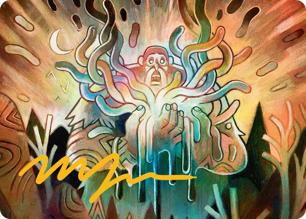 Aurora Awakener Art Card (40/54) (Gold-Stamped Signature) [Lorwyn Eclipsed Art Series] | Game Grid - Logan