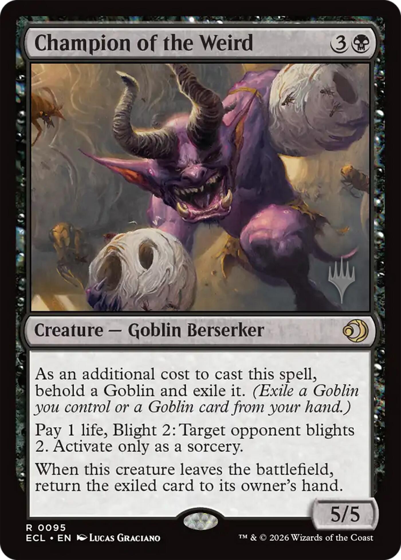 Champion of the Weird [Lorwyn Eclipsed Promos] | Game Grid - Logan