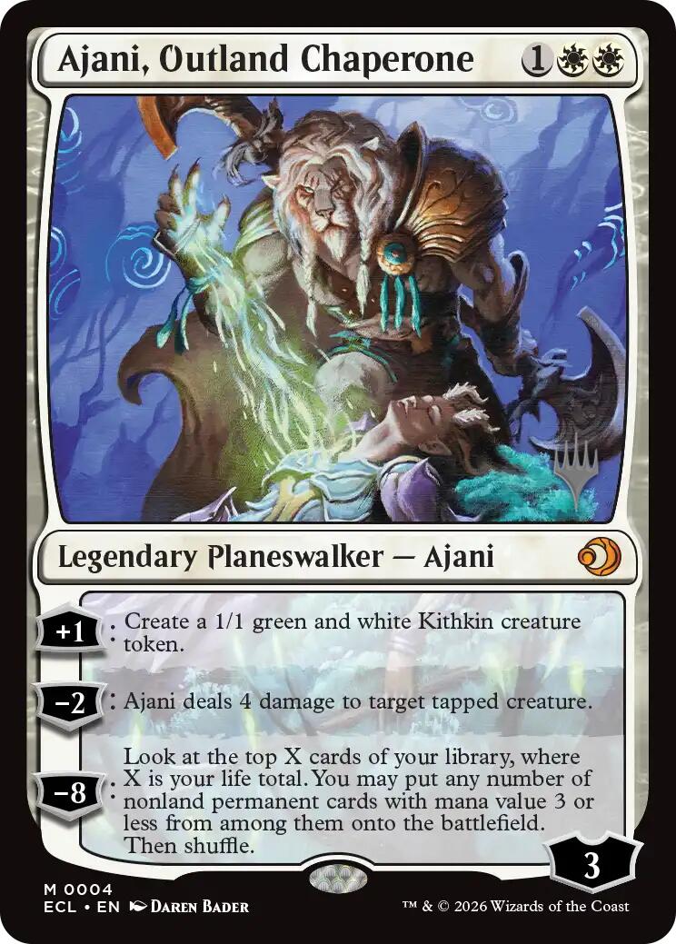 Ajani, Outland Chaperone [Lorwyn Eclipsed Promos] | Game Grid - Logan