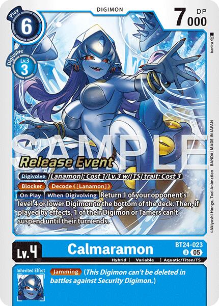 Calmaramon [BT24-023] [Time Stranger Release Events Cards] | Game Grid - Logan