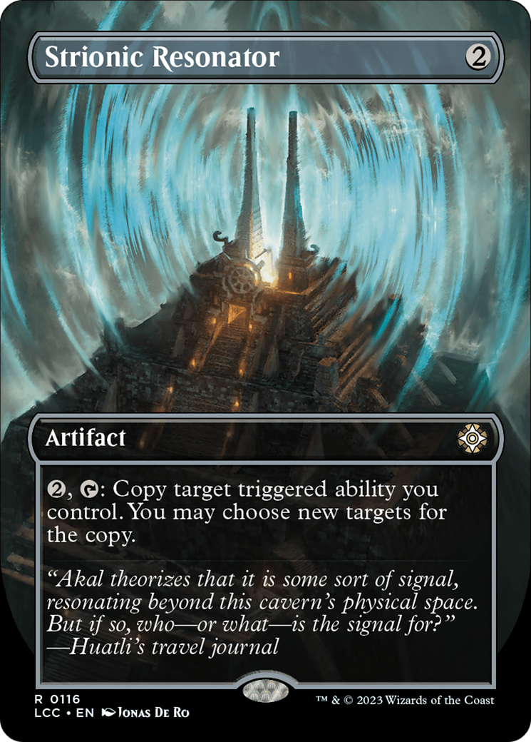 Strionic Resonator (Borderless) [The Lost Caverns of Ixalan Commander] | Game Grid - Logan