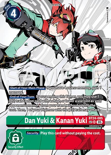 Dan Yuki & Kanan Yuki [BT24-085] (SP) [Time Stranger] | Game Grid - Logan