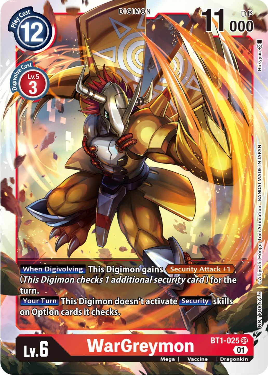 WarGreymon [BT1-025] (ST-11 Special Entry Pack) [Release Special Booster Promos] | Game Grid - Logan