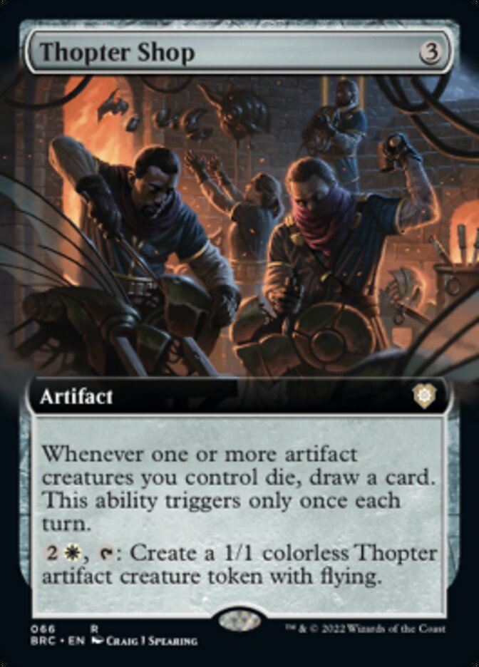Thopter Shop (Extended Art) [The Brothers' War Commander] | Game Grid - Logan