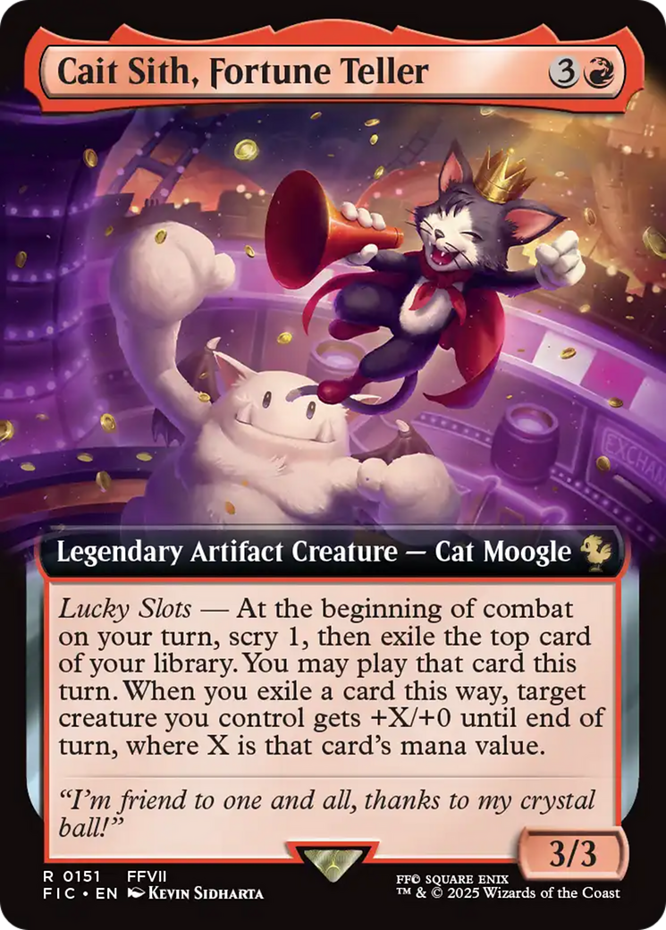 Cait Sith, Fortune Teller (Extended Art) [FINAL FANTASY Commander] | Game Grid - Logan