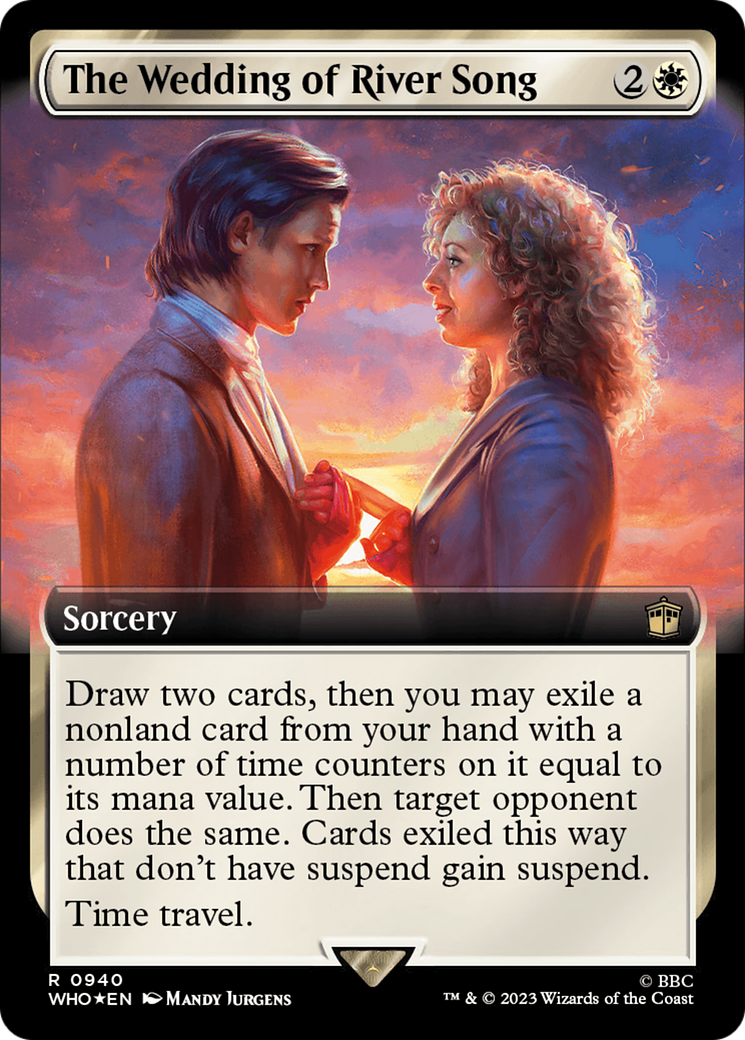 The Wedding of River Song (Extended Art) (Surge Foil) [Doctor Who] | Game Grid - Logan