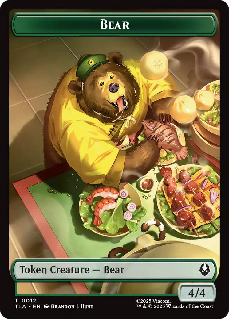 Ally (0006) // Bear Double-Sided Tokens [Avatar: The Last Airbender Tokens] | Game Grid - Logan