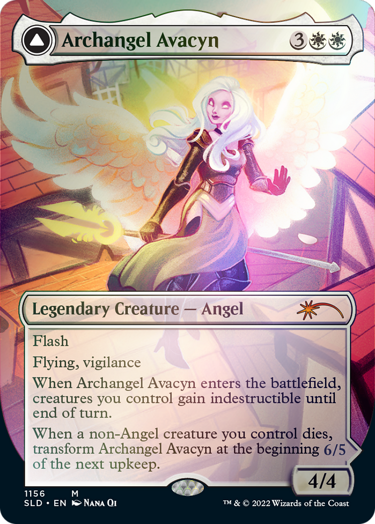 Archangel Avacyn // Avacyn, the Purifier (Borderless) [Secret Lair: From Cute to Brute] | Game Grid - Logan
