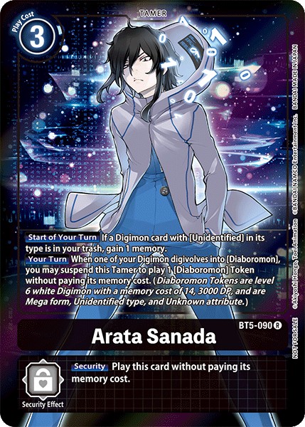 Arata Sanada [BT5-090] (Buy-A-Box Promo) [Battle of Omni Promos] | Game Grid - Logan