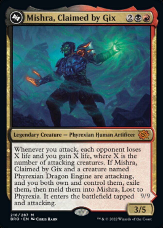 Mishra, Claimed by Gix (Promo Pack) [The Brothers' War Promos] | Game Grid - Logan