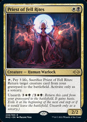 Priest of Fell Rites [Modern Horizons 2] | Game Grid - Logan