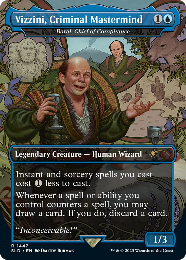 Vizzini, Criminal Mastermind - Baral, Chief of Compliance [Secret Lair Drop Series] | Game Grid - Logan