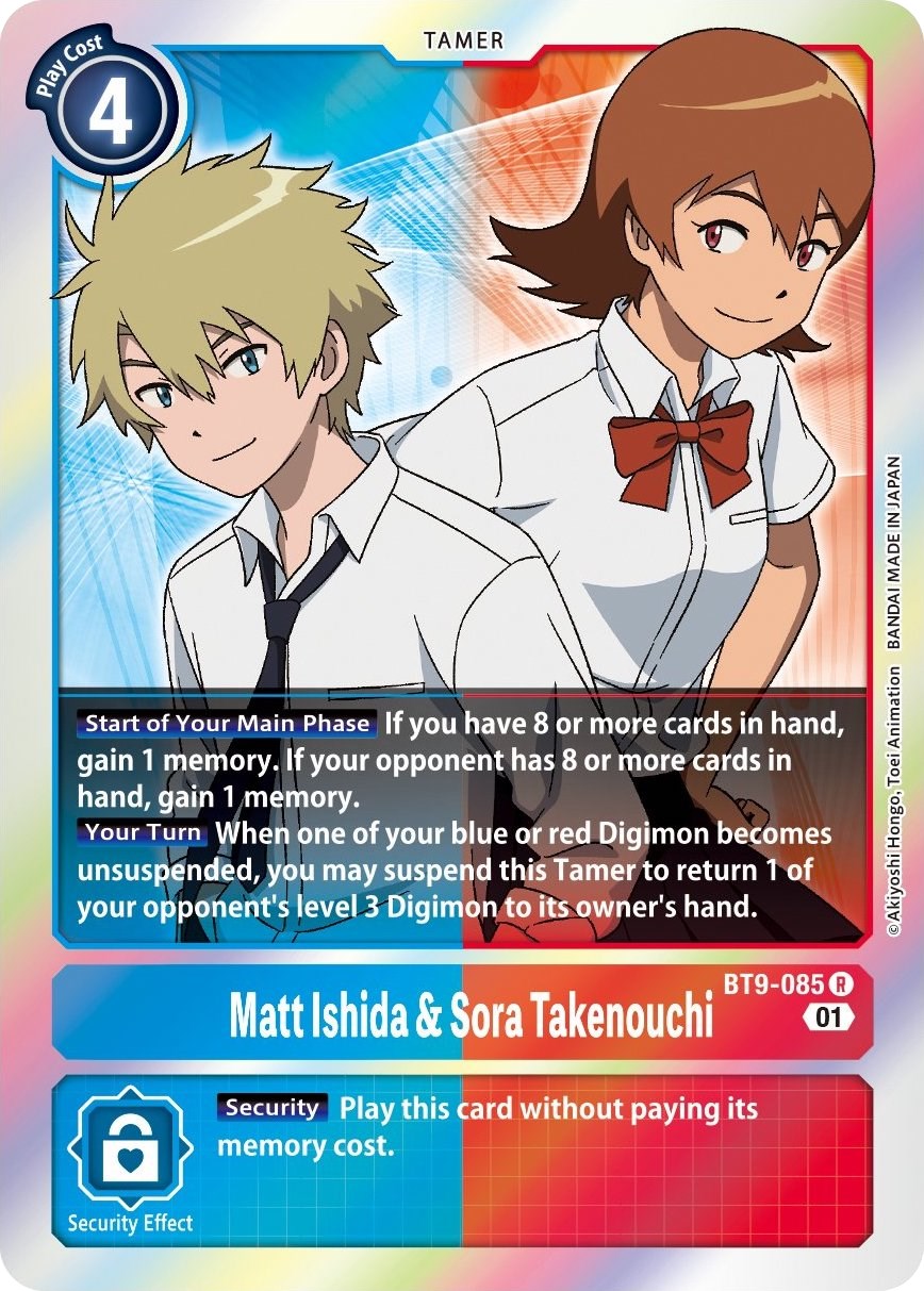 Matt Ishida & Sora Takenouchi [BT9-085] [X Record] | Game Grid - Logan
