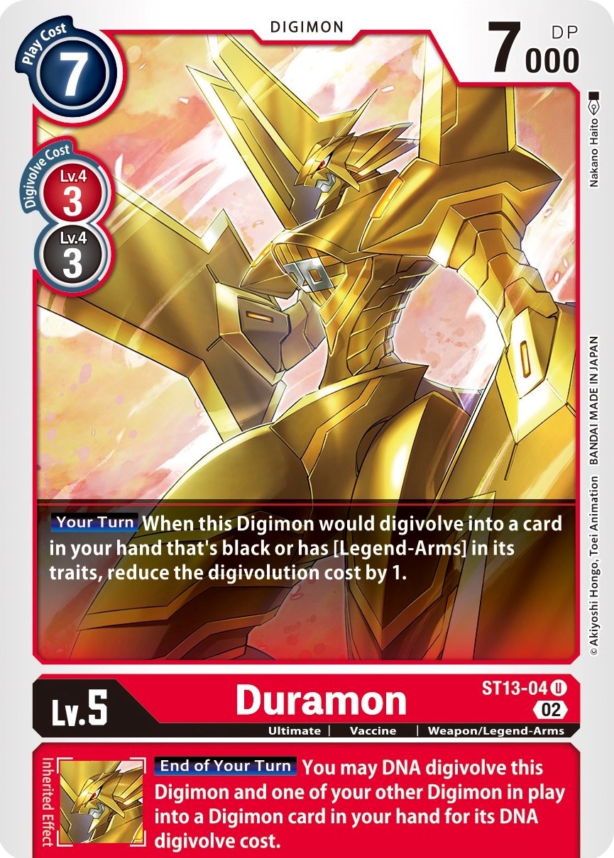 Duramon [ST13-04] [Starter Deck: Ragnaloardmon] | Game Grid - Logan