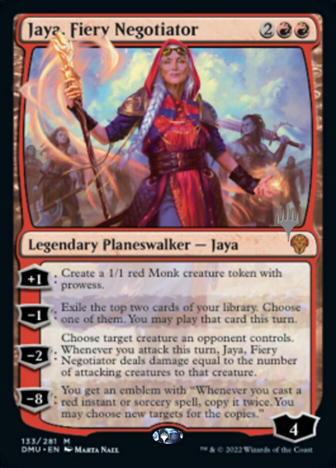 Jaya, Fiery Negotiator (Promo Pack) [Dominaria United Promos] | Game Grid - Logan