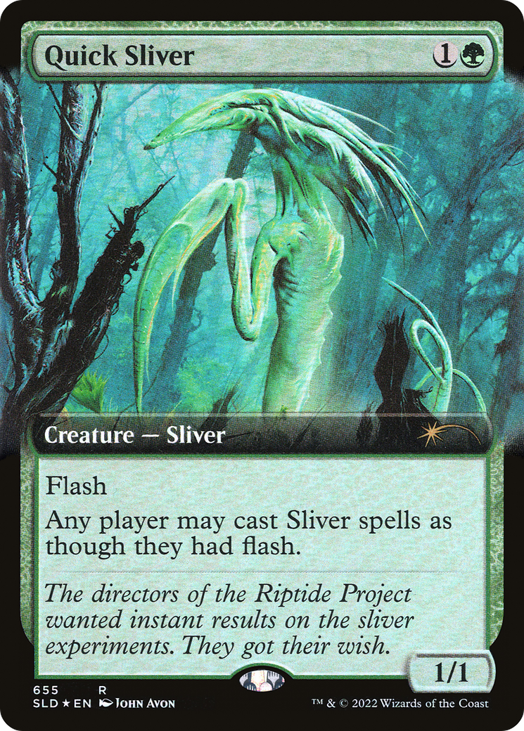 Quick Sliver (Extended Art) [Secret Lair Drop Promos] | Game Grid - Logan