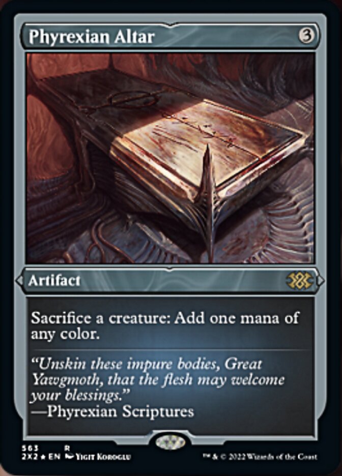 Phyrexian Altar (Foil Etched) [Double Masters 2022] | Game Grid - Logan