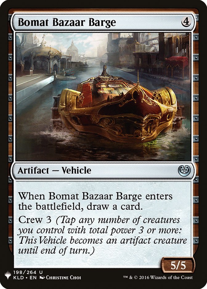 Bomat Bazaar Barge [Mystery Booster] | Game Grid - Logan