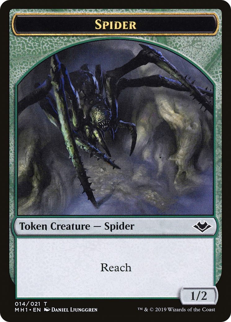 Shapeshifter // Spider Double-Sided Token [Modern Horizons Tokens] | Game Grid - Logan