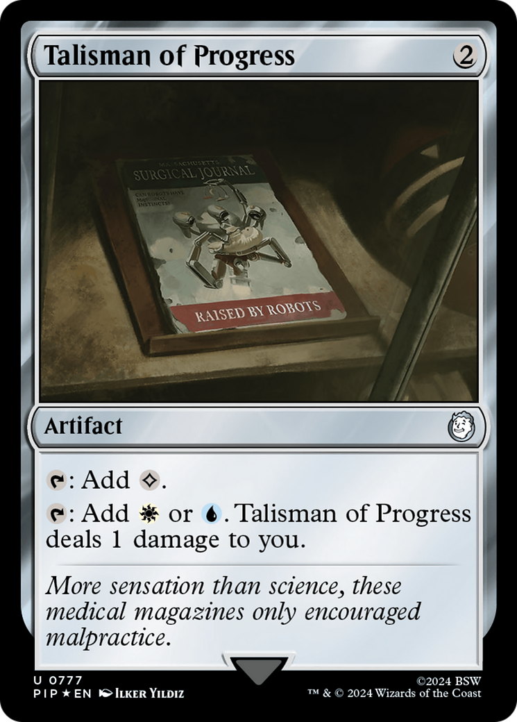 Talisman of Progress (Surge Foil) [Fallout] | Game Grid - Logan