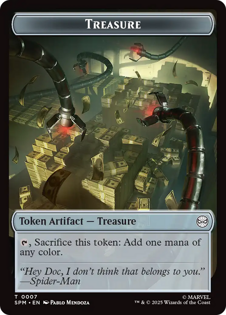 Human Citizen // Treasure Double-Sided Token [Marvel's Spider-Man Tokens] | Game Grid - Logan