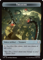 Human Citizen // Treasure Double-Sided Token [Marvel's Spider-Man Tokens] | Game Grid - Logan