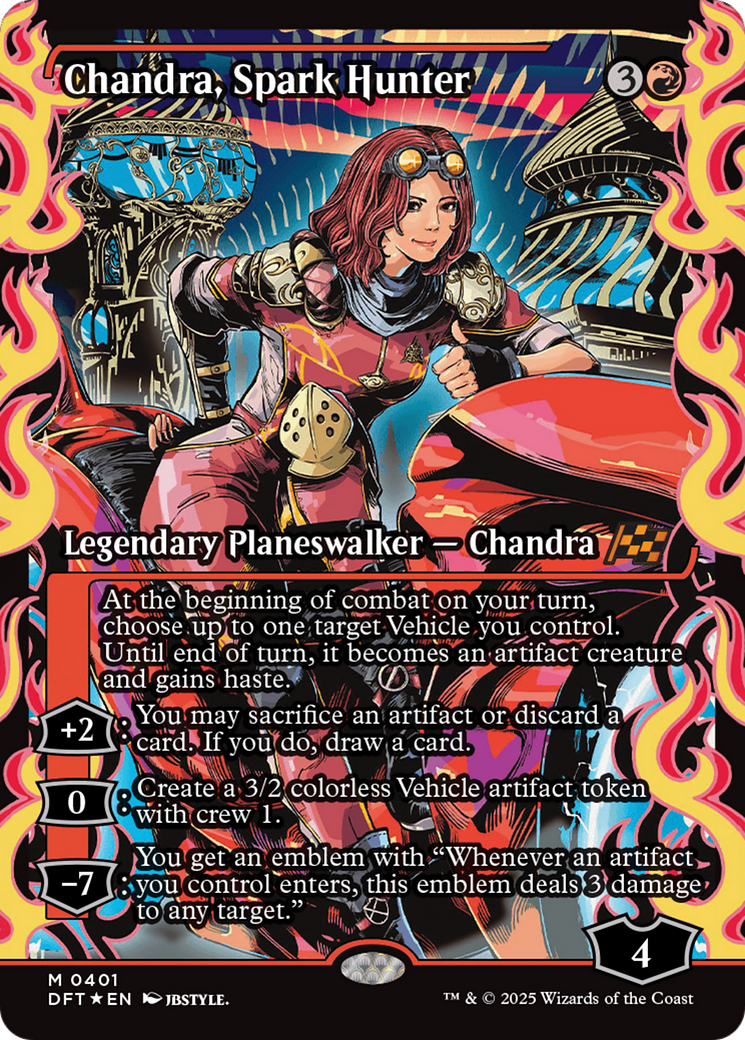 Chandra, Spark Hunter (Showcase) [Aetherdrift] | Game Grid - Logan