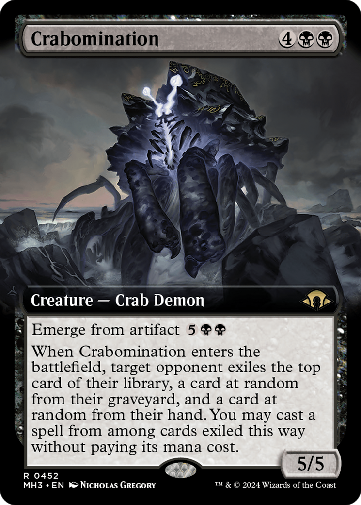 Crabomination (Extended Art) [Modern Horizons 3] | Game Grid - Logan