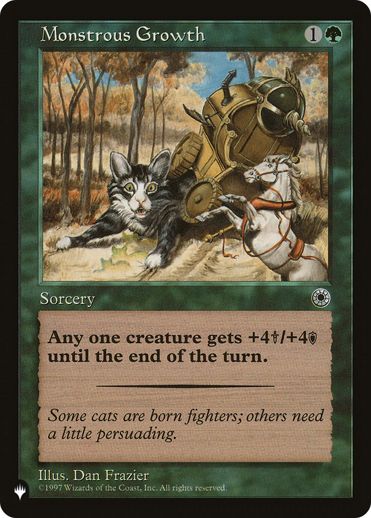 Monstrous Growth (Flavor Text) [The List] | Game Grid - Logan