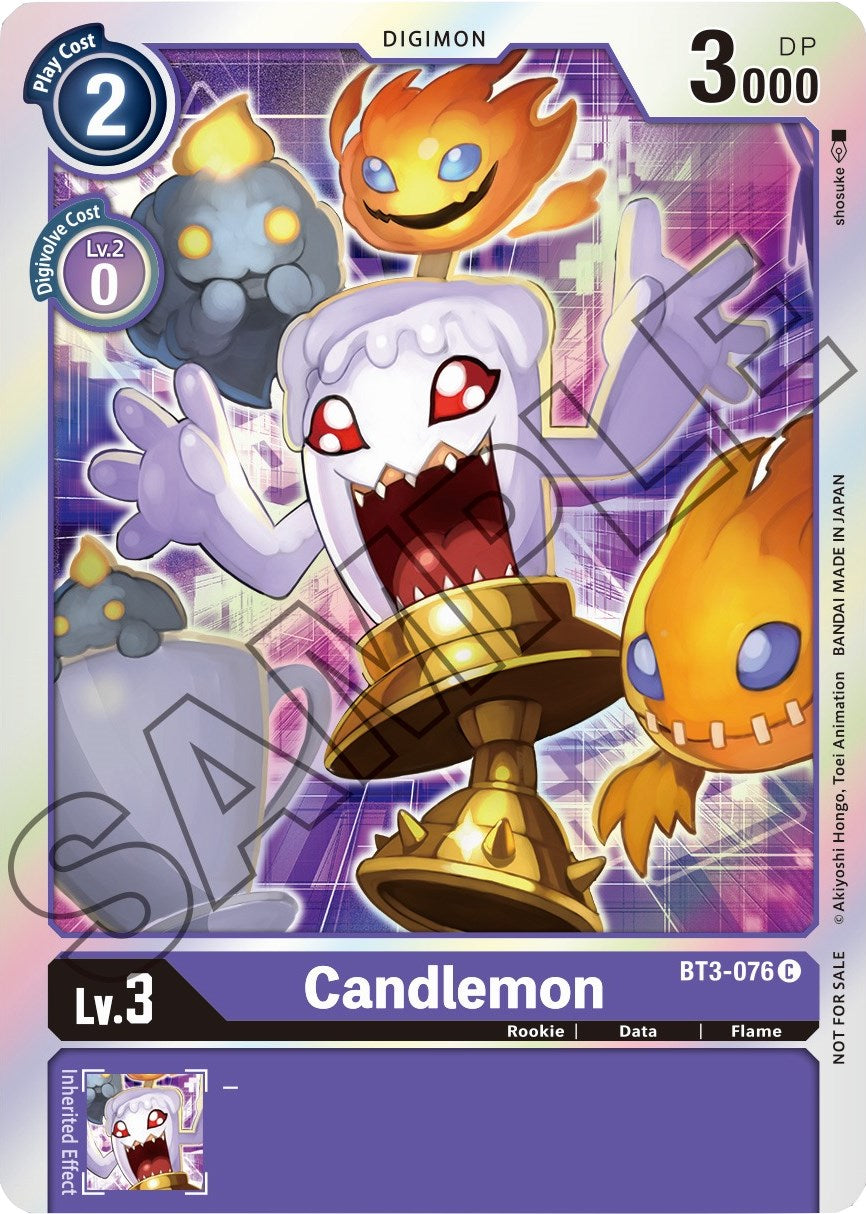 Candlemon [BT3-076] (Event Pack 1) [Release Special Booster Promos] | Game Grid - Logan