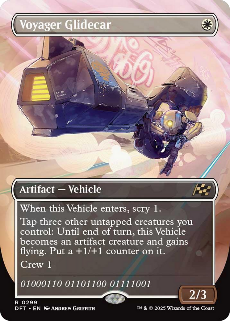 Voyager Glidecar (Borderless) [Aetherdrift] | Game Grid - Logan