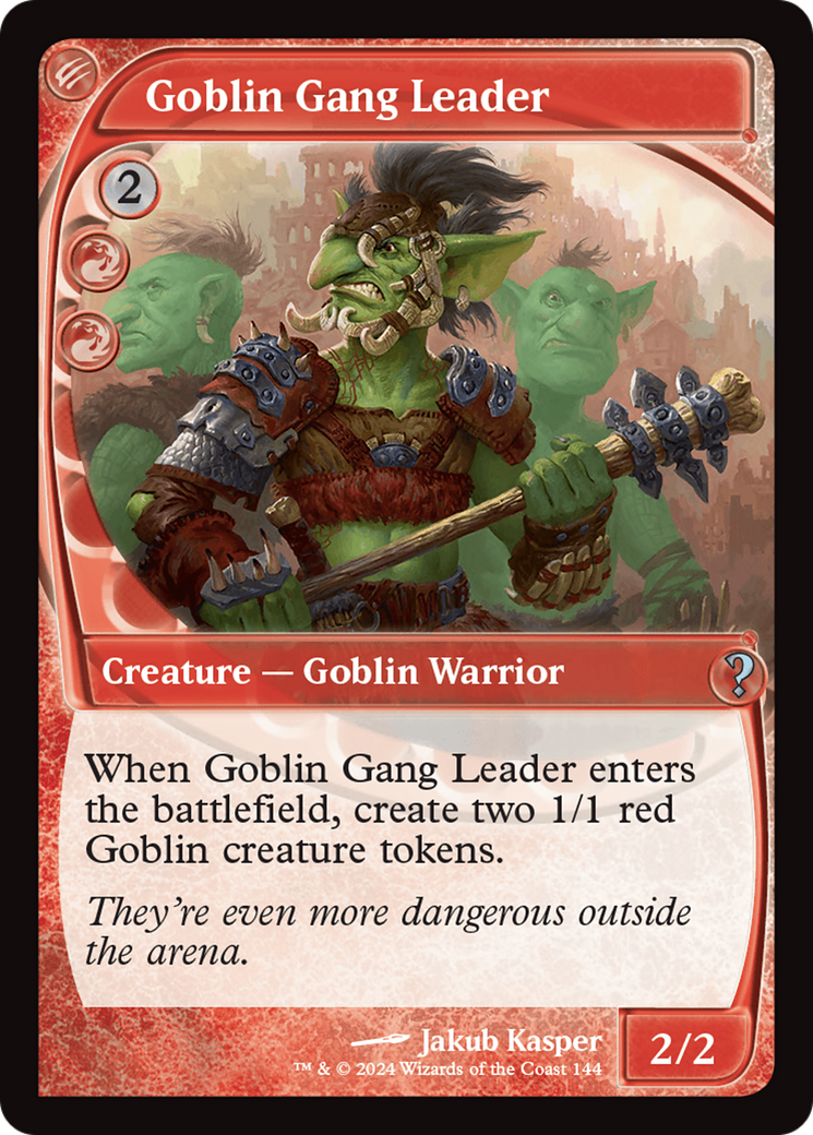 Goblin Gang Leader (Future Sight) [Mystery Booster 2] | Game Grid - Logan