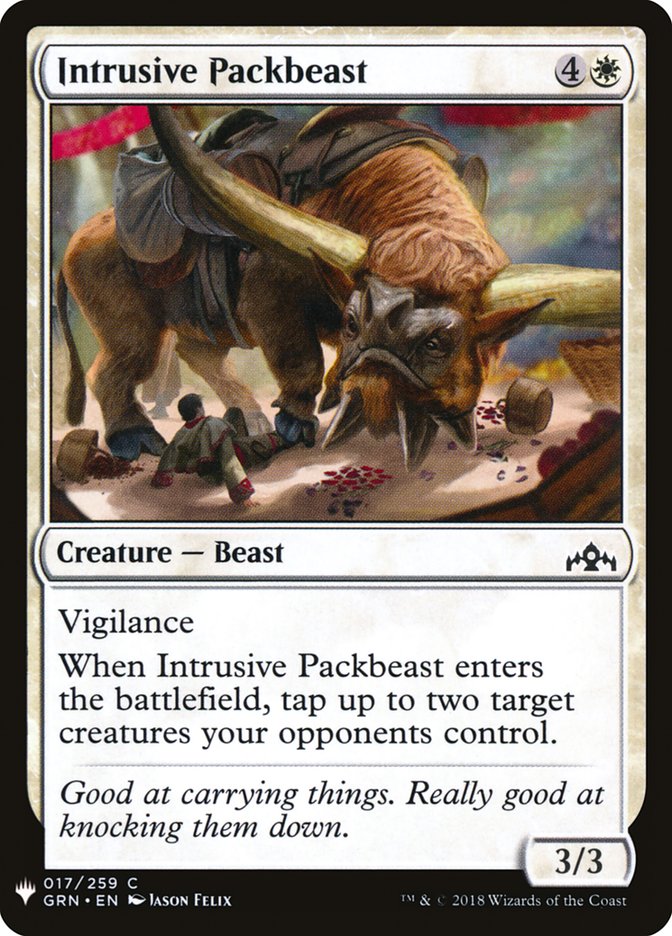Intrusive Packbeast [Mystery Booster] | Game Grid - Logan