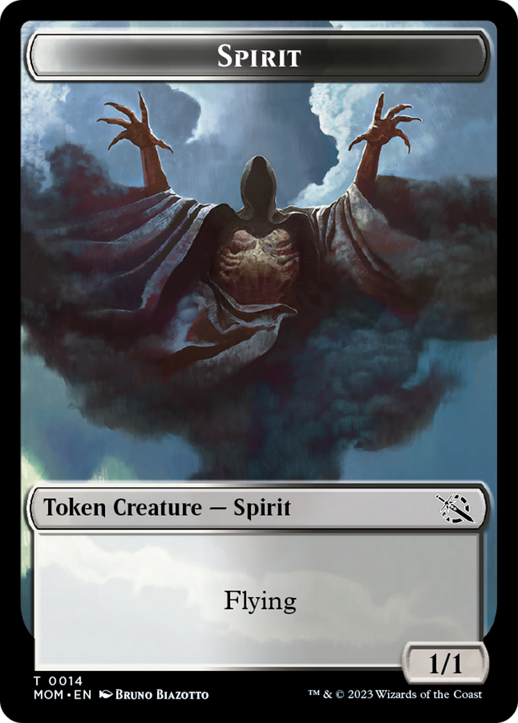 Elemental (9) // Spirit (14) Double-Sided Token [March of the Machine Tokens] | Game Grid - Logan