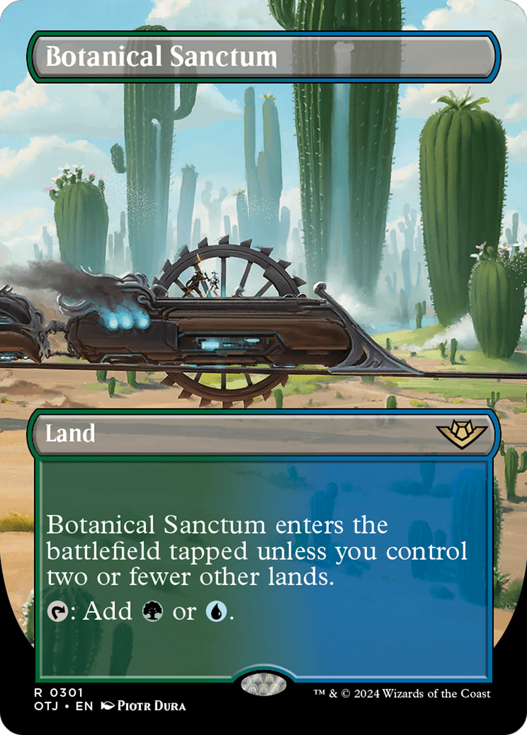 Botanical Sanctum (Borderless) [Outlaws of Thunder Junction] | Game Grid - Logan