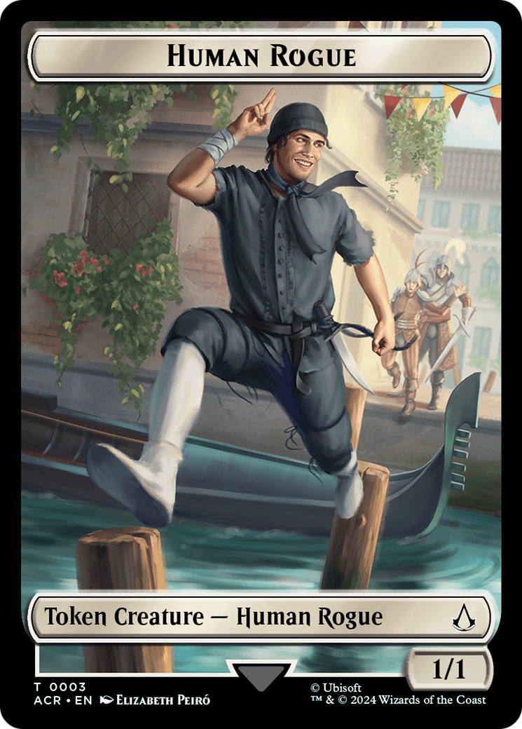 Human Rogue Token [Assassin's Creed Tokens] | Game Grid - Logan