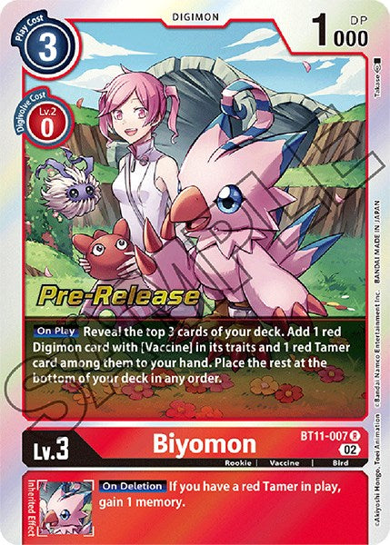 Biyomon [BT11-007] [Dimensional Phase Pre-Release Promos] | Game Grid - Logan