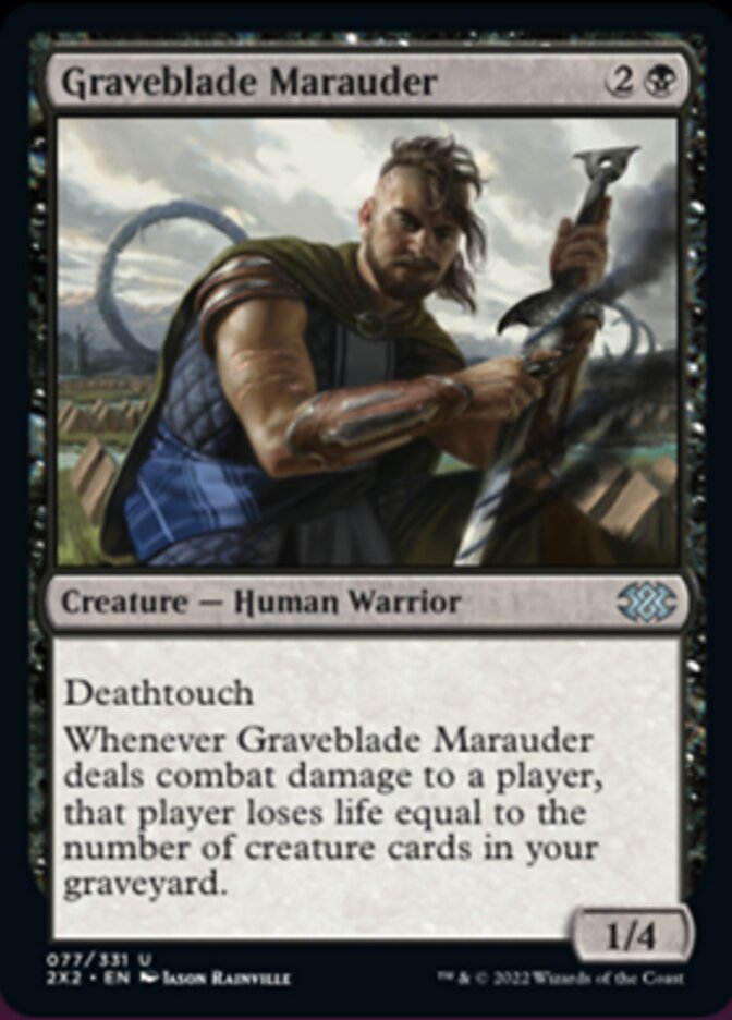 Graveblade Marauder [Double Masters 2022] | Game Grid - Logan