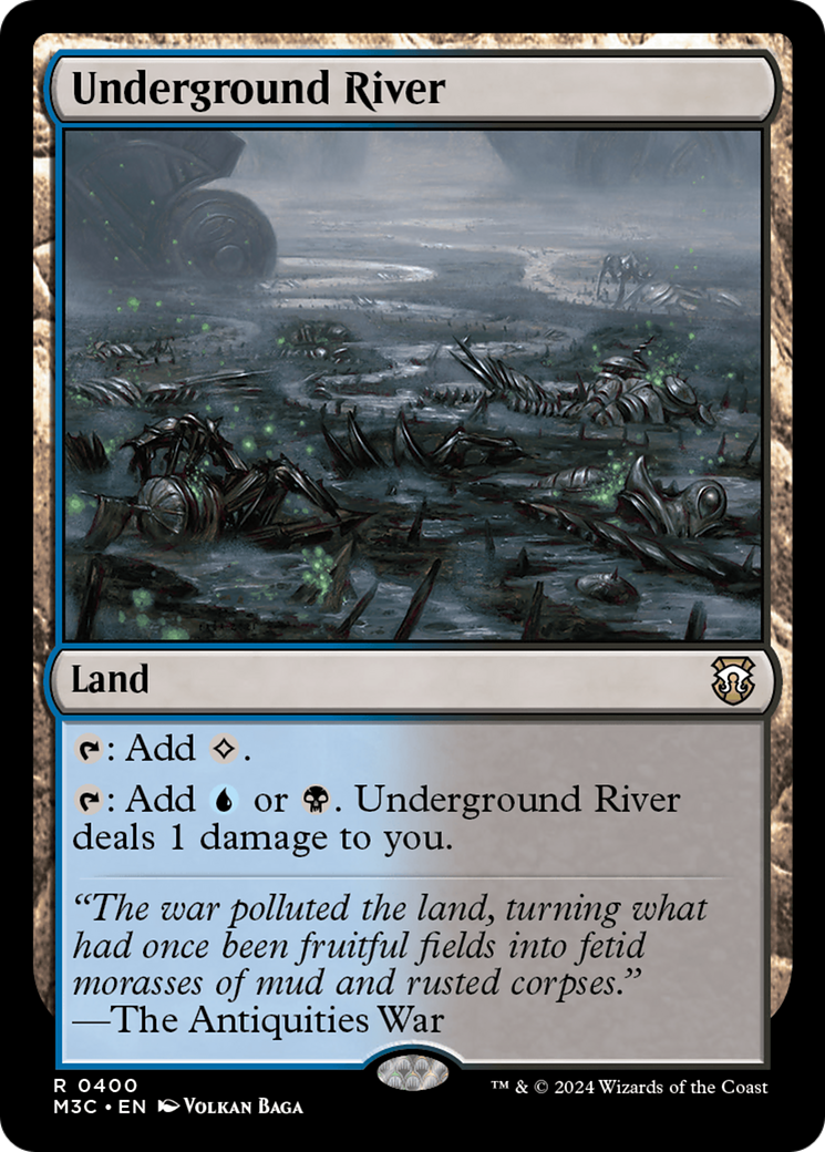 Underground River (Ripple Foil) [Modern Horizons 3 Commander] | Game Grid - Logan