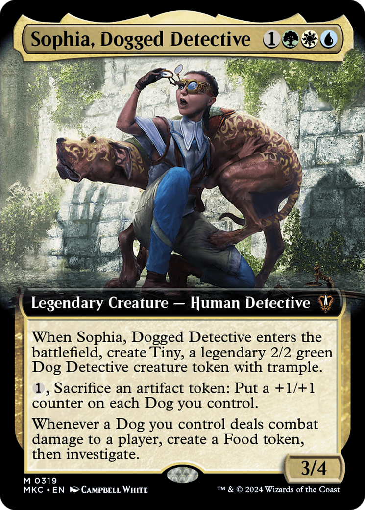 Sophia, Dogged Detective (Extended Art) [Murders at Karlov Manor Commander] | Game Grid - Logan